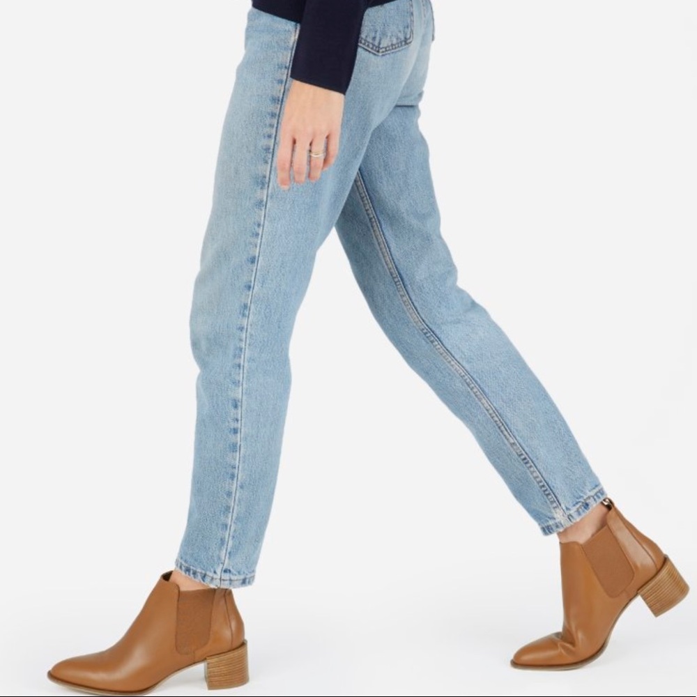 Everlane Heel Boot in Cognac